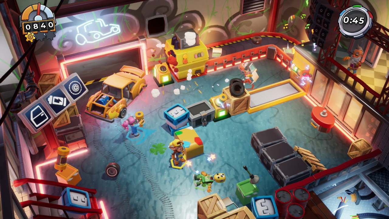 Manic Mechanics Switch screenshot