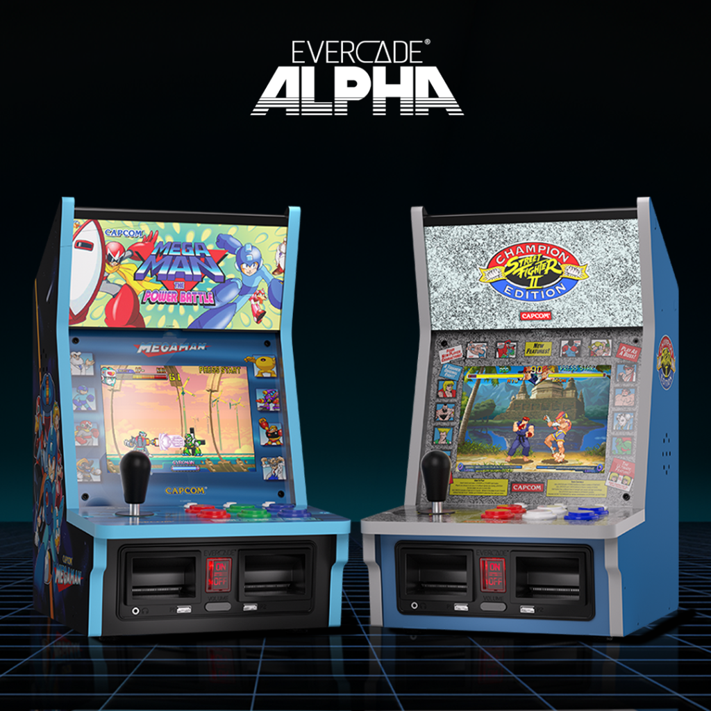 Evercade Alpha is a new bar-top arcade system featuring Capcom classics