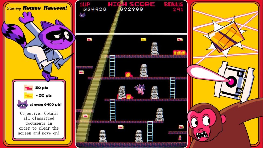 Super Spy Raccoon is an imagining of a stealth game as an early 80's Arcade Classic!