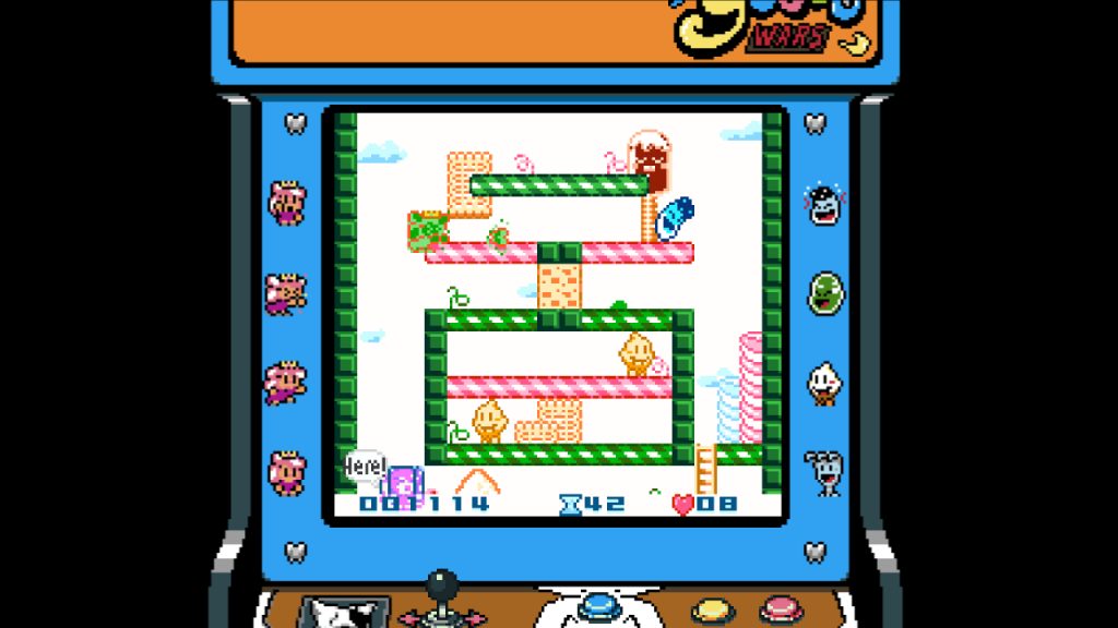 Jump, dodge and grab every tooth in a level to unleash a powerful lightning blast and save the captured fairy!