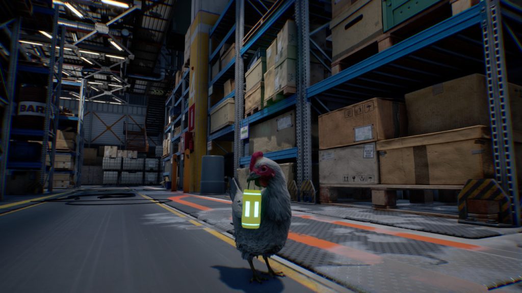 the chicken starring Saborus 