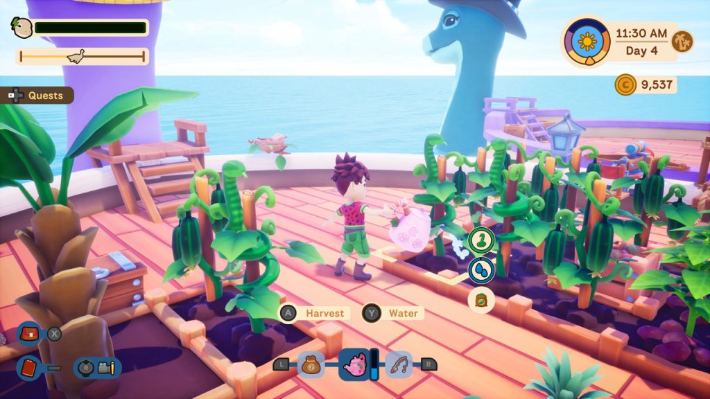 high seas farming adventure Collector's Cove