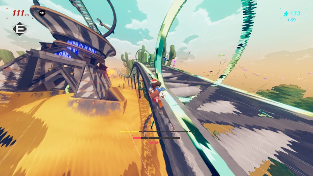 third-person running game Haste,