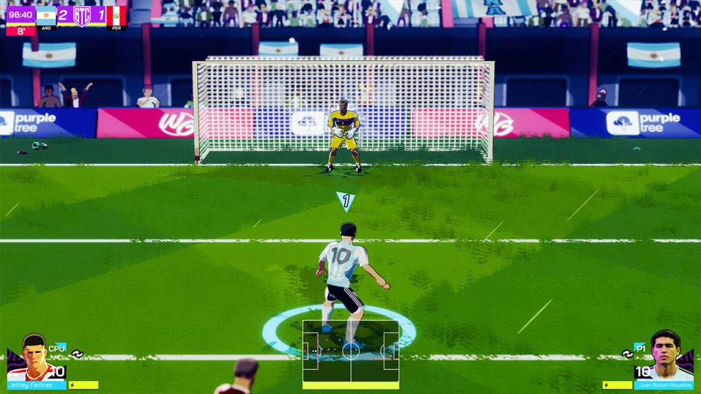 the arcade football game Beat The Champions