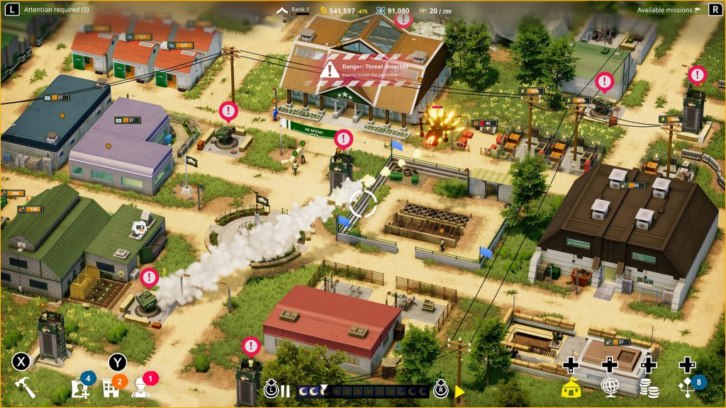 strategic army base builder One Military Camp,