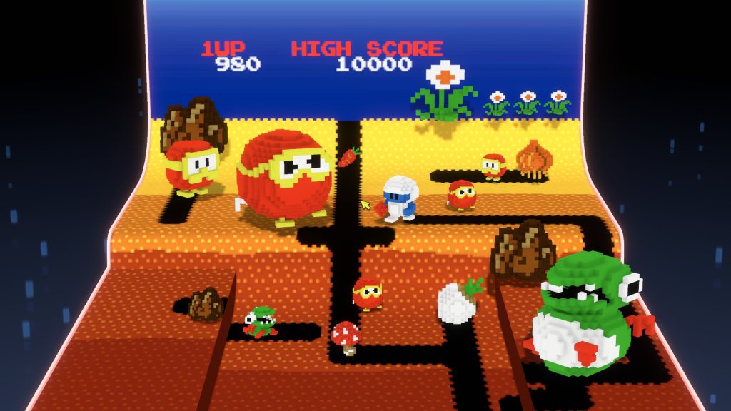 The world of legendary arcade games returns as a 3D puzzle!