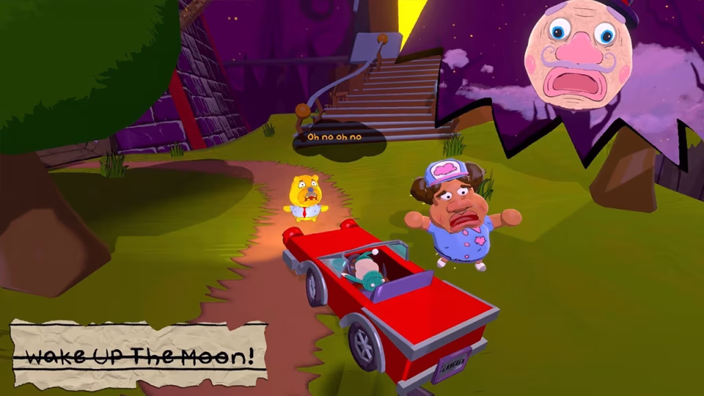 Mr. Sleepy Man features a fully expressive 3D platformer moveset.